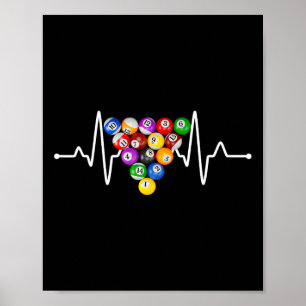 Poster Engraçado Billiard Art Billiard Jogando Jogadores 