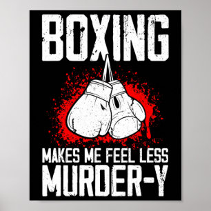 Poster Engraçado Boxista Savate Mma Martial Arts Kic