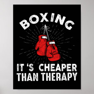 Poster Engraçado Boxote Luvas Boxer