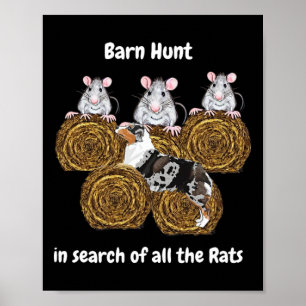 Poster Engraçado Byrn Hunt - Em Busca De Ratos Com Merl A