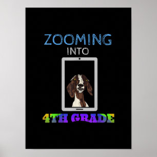 Poster Engraçado Captura Virtual 4th Grader De Volta À 