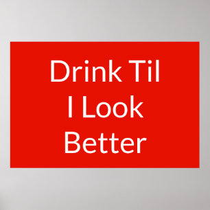 Poster Engraçado Cerveja Cita Notícias Famosas