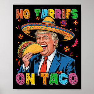 Poster Engraçado Cinco Mexicanos De Mayo Trump No Tarrifs
