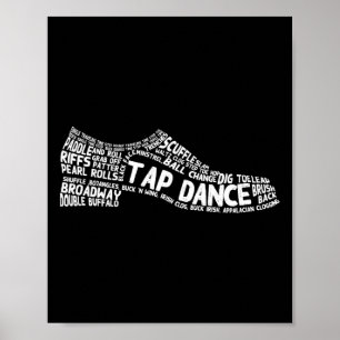 Poster Engraçado Dançarino Dançarino Dançarino Dançarino 
