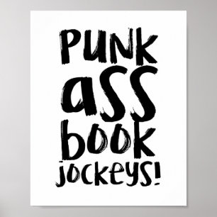 Poster engraçado das citações do bibliotecário