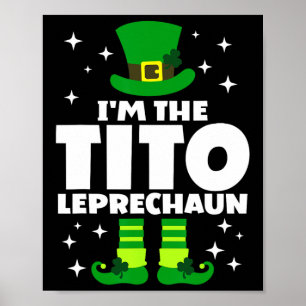 Poster Engraçado Dia de São Patrício Feliz de Tito Leprec