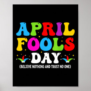 Poster Engraçado Dia dos Idiotas de abril 14 de abril, ru