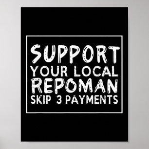 Poster Engraçado Dizer Suporte A Seu Remodelador Local Pu
