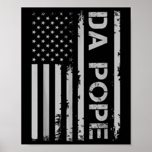 Poster Engraçado Do Papa Humor Católico Vintage América B
