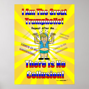 Poster Engraçado Donald Trump O Excelente Trumpholio Do P