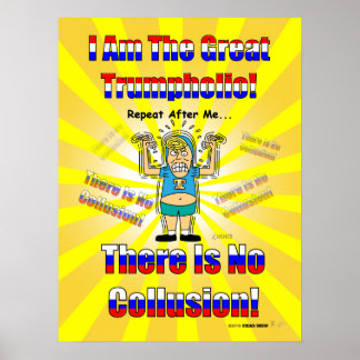 Poster Engraçado Donald Trump O Excelente Trumpholio Do P