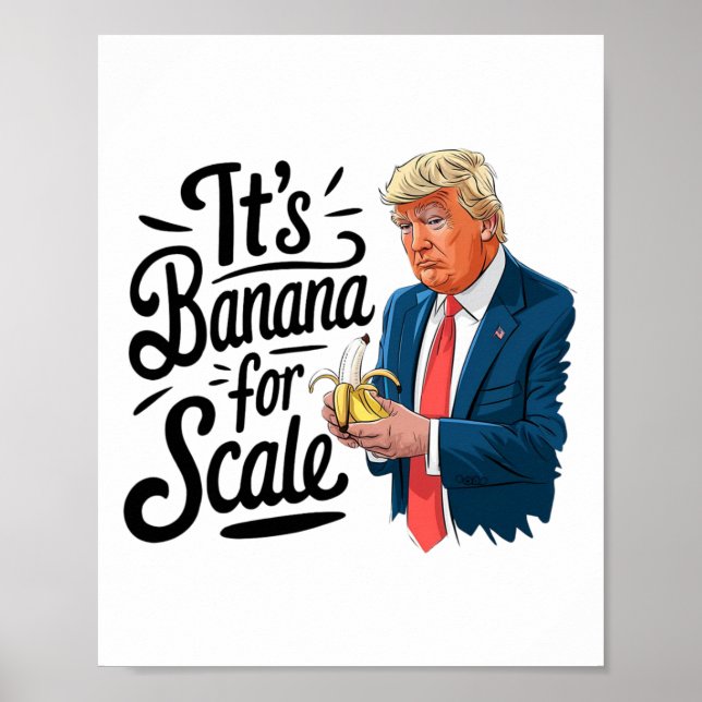 Poster Engraçado, é a Nana do Scales Trump 3 (Frente)