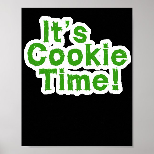 Poster Engraçado É Cookie Time Escoteiros Meninas Escotej (Frente)