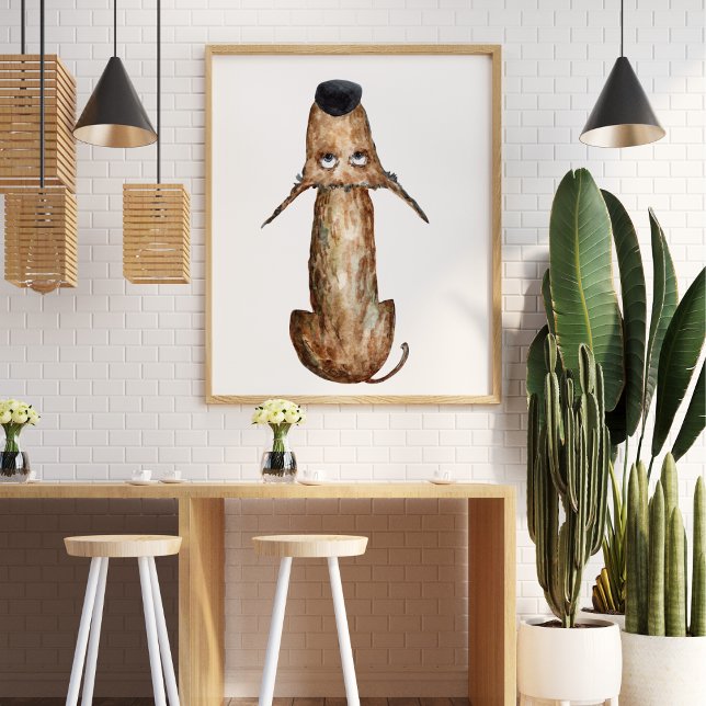 Poster Engraçado engraçado, grão-d'água (Criador carregado)