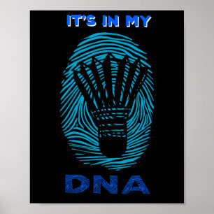 Poster Engraçado Está no meu DNA para a família de jogado
