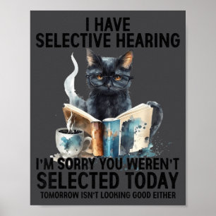 Poster Engraçado, eu tenho audição seletiva, você não foi