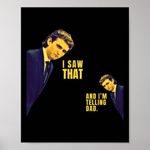 Poster Engraçado Eu Vi Esse Meme de Jesus Rron E Estou Co