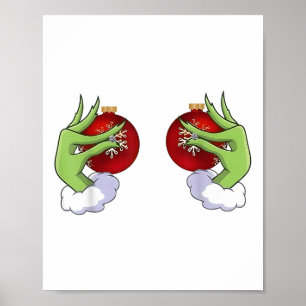 Poster Engraçado Feliz Natal Com A Família De Estilo De M