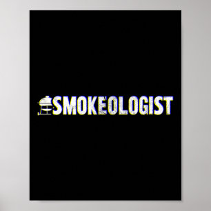 Poster Engraçado fumegologista' - Churrasco Grill