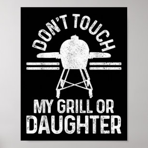 Poster Engraçado Grillmaster Churrasco Grill Chef Gift