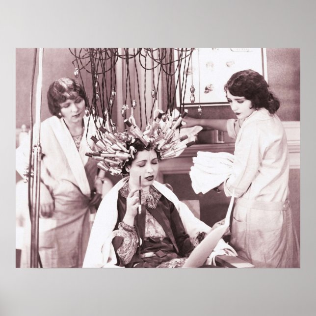 Poster Engraçado Hair Salon (Frente)