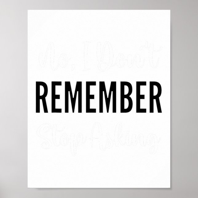 Poster Engraçado Heimerheimer Demência (Frente)