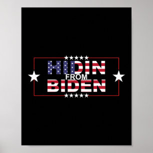 Poster Engraçado Hidrelétrico de Biden - Anti Joe - Pro T