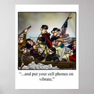Poster Engraçado História Americana George Washington P