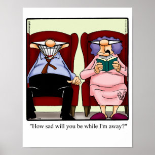 Poster Engraçado Humor De Casamento "Como Você Ficará