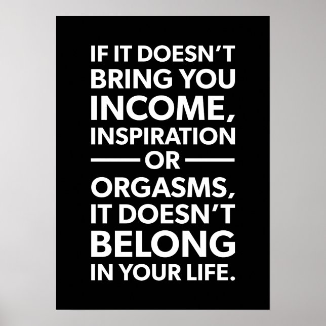 Poster Engraçado Inspiração (Frente)