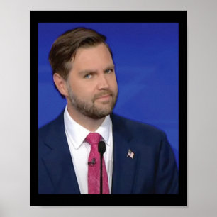 Poster Engraçado J.d Vance Memória Vice Presidente Debate