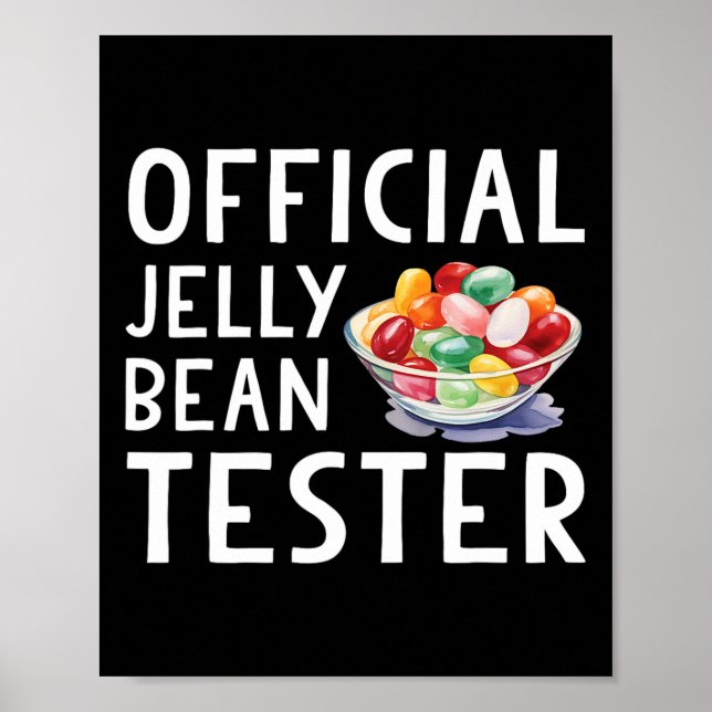 Poster Engraçado Jelly Beans Páscoa Candy Oficial Jelly B (Frente)