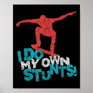 Poster Engraçado Legal Skateboard Quote Dizendo, Skateboa