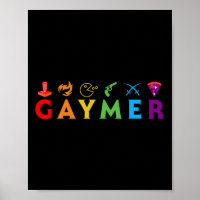 Engraçado Lgbt Pride Gay Gamer Vídeo Game