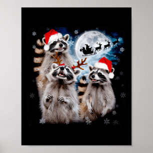 Poster Engraçado Lua de Natal Howcoon Xmas Men