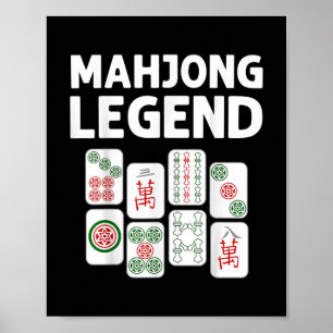 Poster Engraçado Mahjong - Presente Para Homens Jogo De A