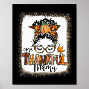 Poster Engraçado Mano Um Feliz Dia De outono Da Mamãe