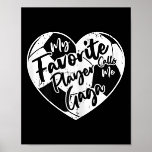 Poster Engraçado Meu Jogador Favorito Me Chama De Caçador