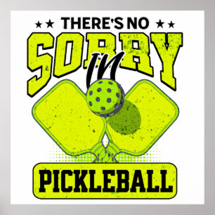 Poster Engraçado Não Há Desculpas Na Vintage Do Picklebal