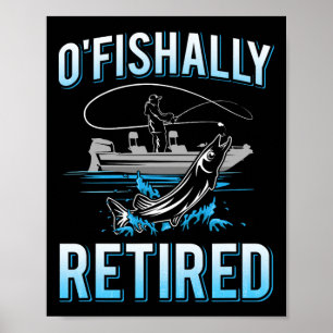 Poster Engraçado O'fishally Reformado Tee Por Pesca Refor