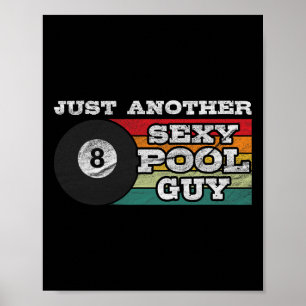 Poster Engraçado Outro Homem Billiard