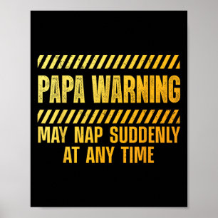Poster Engraçado Papá Arte Para Avô De Netos