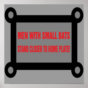 Poster engraçado para locais de repouso e barras