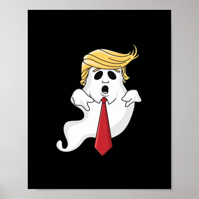 Poster Engraçado Para O Halloween, Donald Costume Classic (Frente)