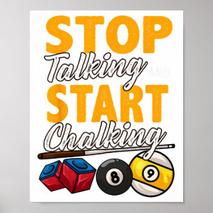 Poster Engraçado Parar De Falar E Começar A Falar Com A P