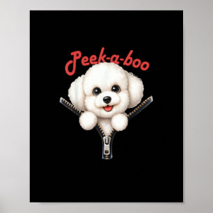 Poster Engraçado - Peekaboo Halloween