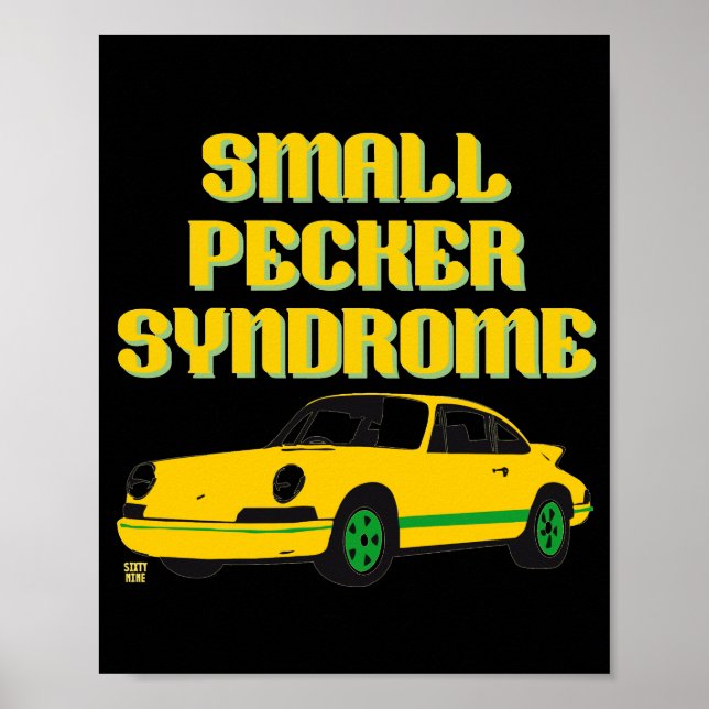 poster engraçado "PEQUENO PECKER..." (Frente)