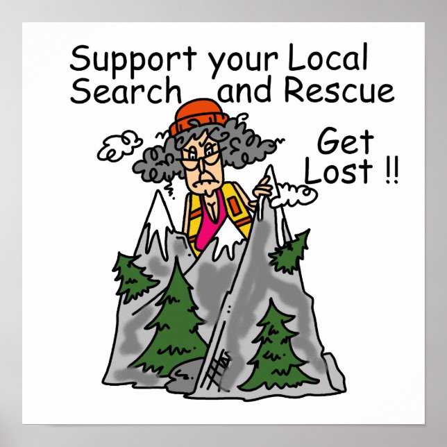 Póster Engraçado Perder (Frente)