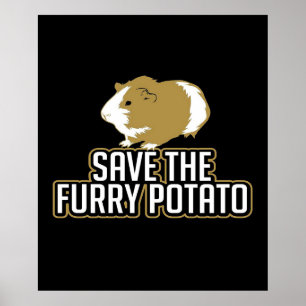 Poster Engraçado Pig Lovers   Salvar A Batata De Furto