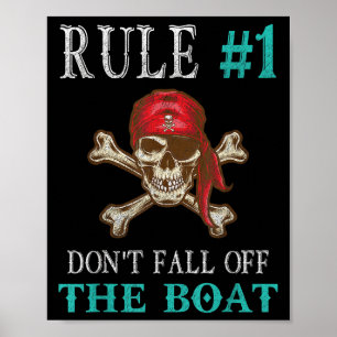 Poster Engraçado Pirate Quote Tampa Gasparilla Crossbones